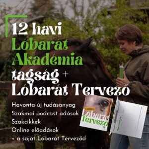 12 havi Lóbarát Akadémia tagság + Lóbarát Tervező